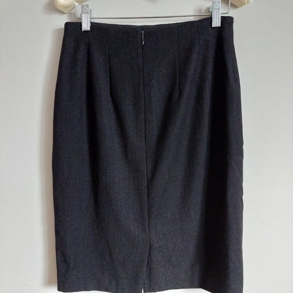 Marks & Spencer Wool Coral Pencil Skirt, US Size 6-8 - Picture 2 of 8